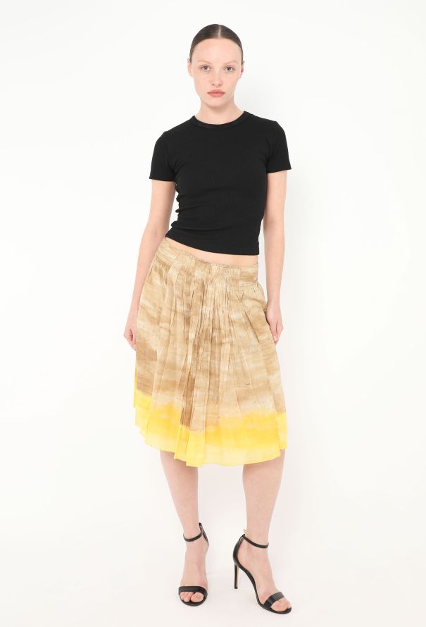 Prada 2006 Pleated Ombré Skirt - 3 Prada 2006 Pleated Ombré Skirt - 3