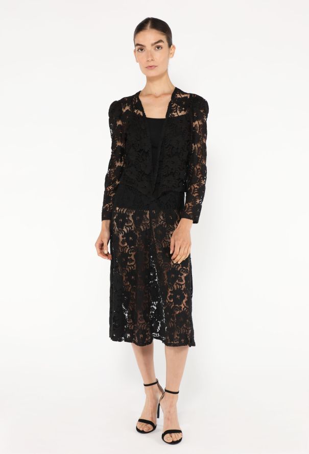 Chantilly Lace Skirt Ensemble - 5