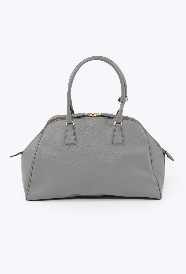 Prada 2023 Grey Large Saffiano Bag - 5