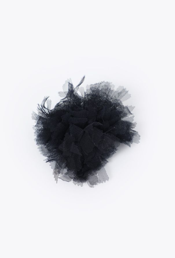 Chanel Frayed Tulle Camélia Brooch - 2