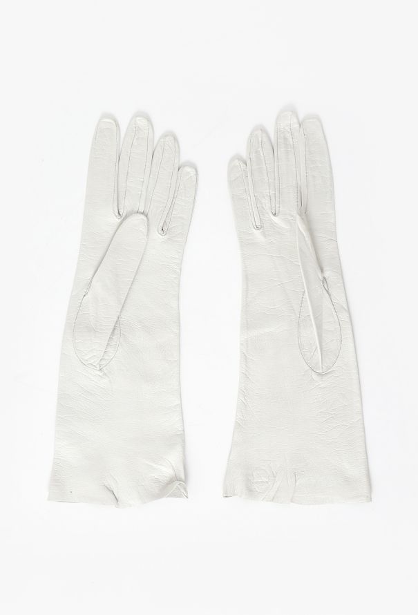 Dior 1960s Calfskin Leather Gloves - 3
