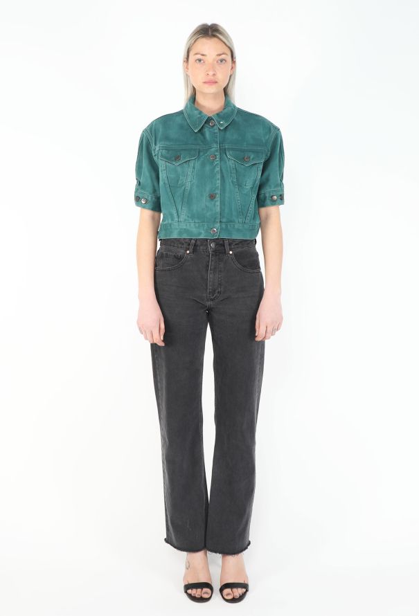 Jean Paul Gaultier 1990 Denim Cropped Jacket - 3