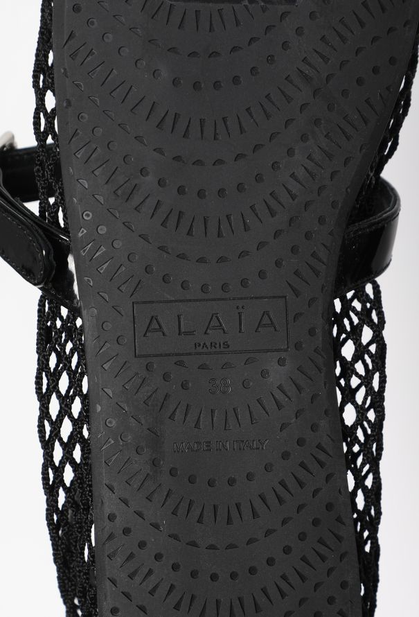 Alaïa Fishnet Ballet Flats, 2023 - 6