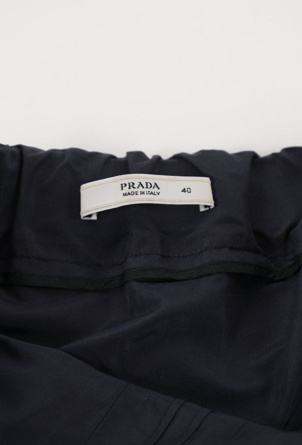 Prada 2007 Nylon Bow Bustier Dress - 5