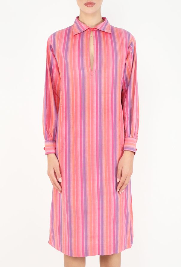 Saint Laurent Rare 1976 Striped Moroccan Tunic - 2