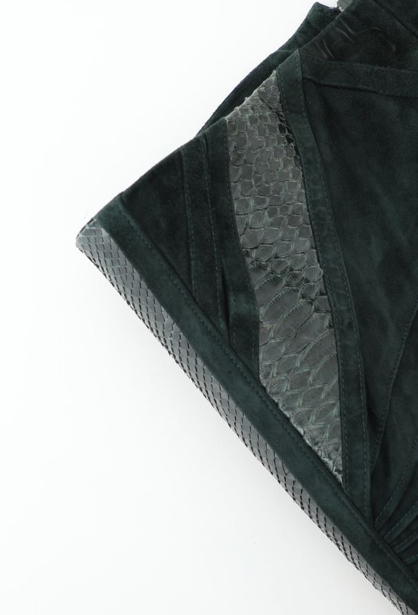 F/W 2004 Suede & Python Skirt | Authentic & Vintage | ReSee