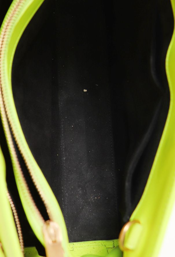 Saint Laurent Neon Yellow Small Sac de Jour - 13