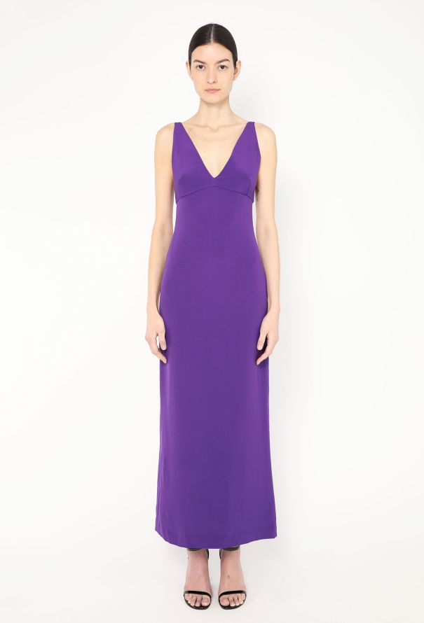 Dolce & Gabbana Late '90s Silk Décolleté Gown - 2 Dolce & Gabbana Late '90s Silk Décolleté Gown - 2