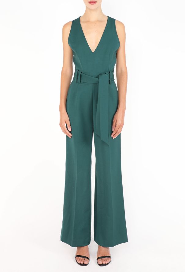 Gabriela Hearst Flared Belted Jumpsuit, Resort 2017 - 4