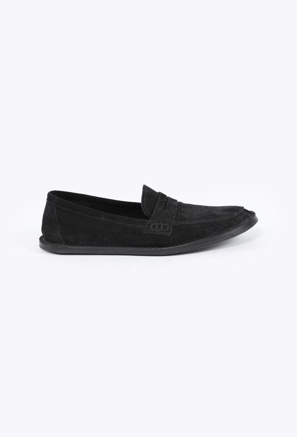 The Row 2023 Suede Penny Loafers - 1