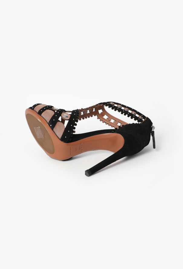 Alaïa Gladiator Cut-Out Sandals - 5