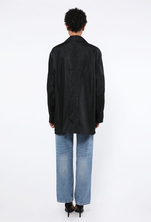 Prada Nylon Trench Coat, 1990s - 5