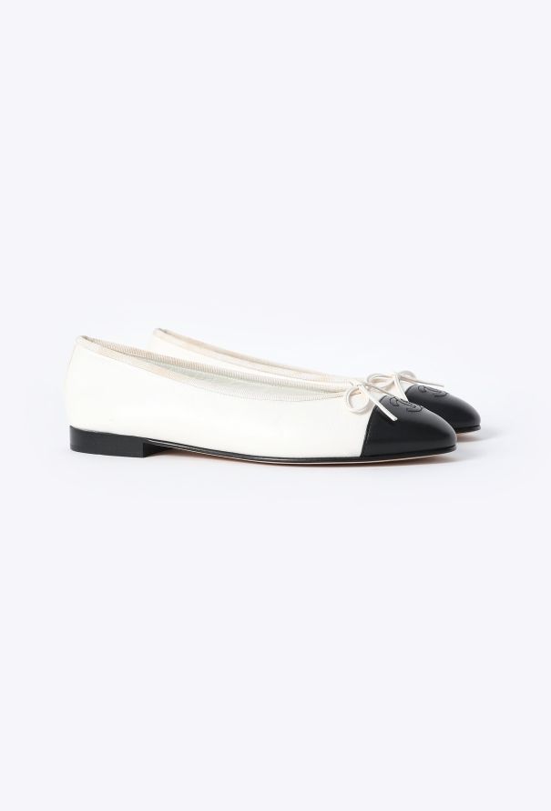 Chanel Classic Cap-Toe Ballerinas - 3