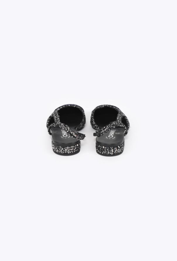 Chanel Sequin Embellished Slingbacks, 2020 - 4