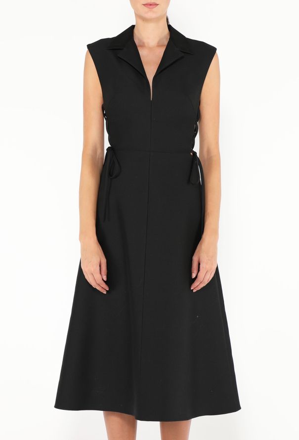 Dior 2020 Notched Lace-Up Dress - 2