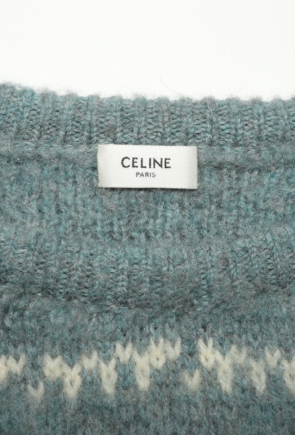 Céline 2022 Fair Isle Knit Sweater - 4 Céline 2022 Fair Isle Knit Sweater - 4