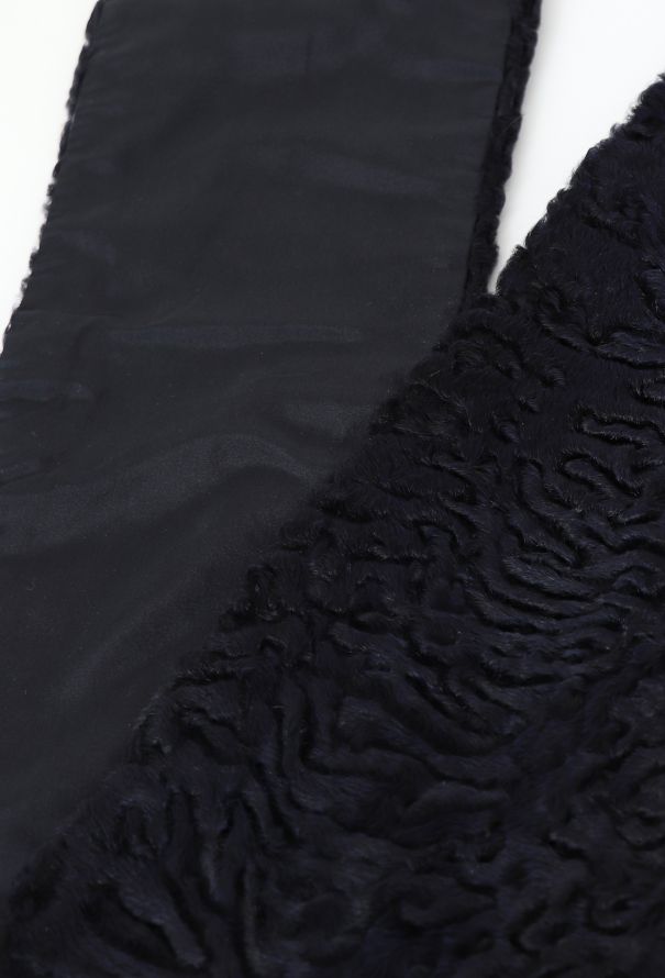 Prada 1999 Astrakhan Fur Scarf - 3