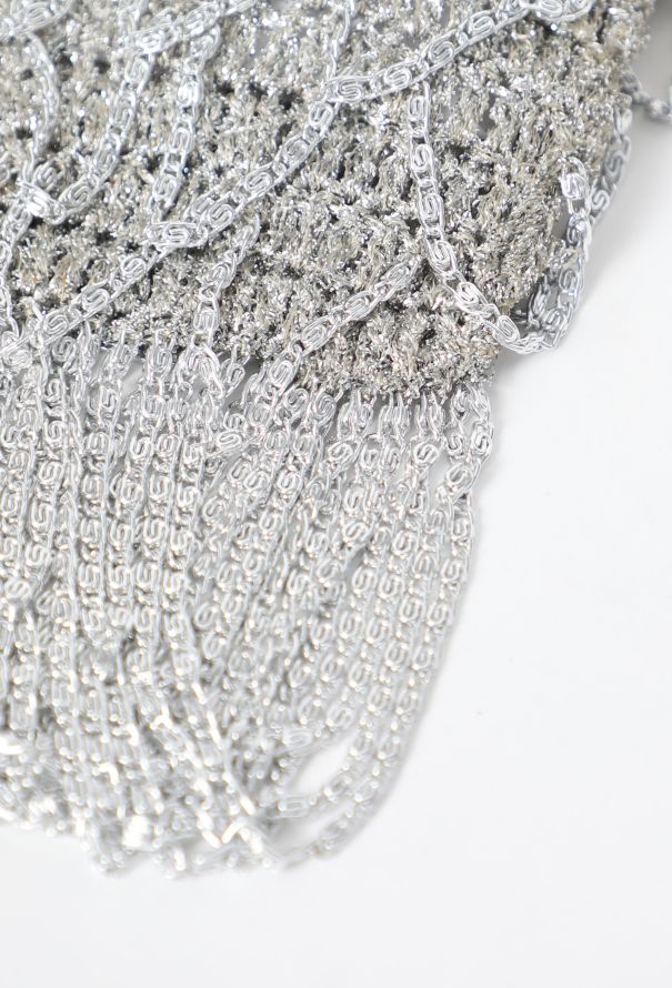 Azzaro '70s Evening Frame Chain Clutch - 8