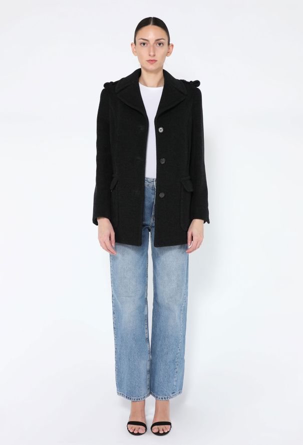 Prada F/W 1996 Wool Car Coat - 5