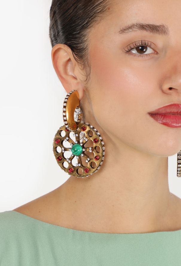 Iradj Moini Disc Earrings & Bracelet Set, 1995 - 6