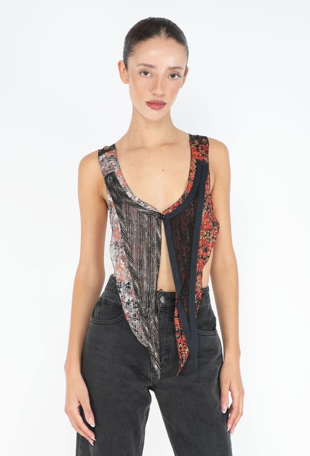 Balenciaga ICONIC S/S 2002 Le Dix Patchwork Top - 5