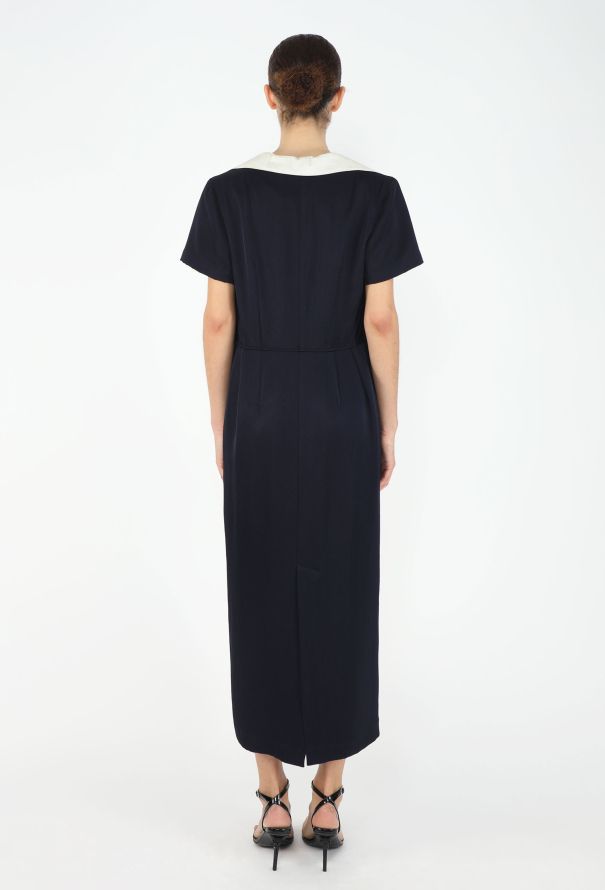 Comme des Garçons 1999 Bicolor Cotton Shift Dress - 4