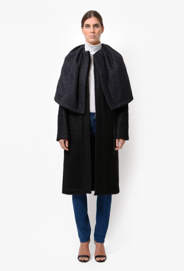 Céline COLLECTOR F/W 2016 Belted Mohair Coat - 4