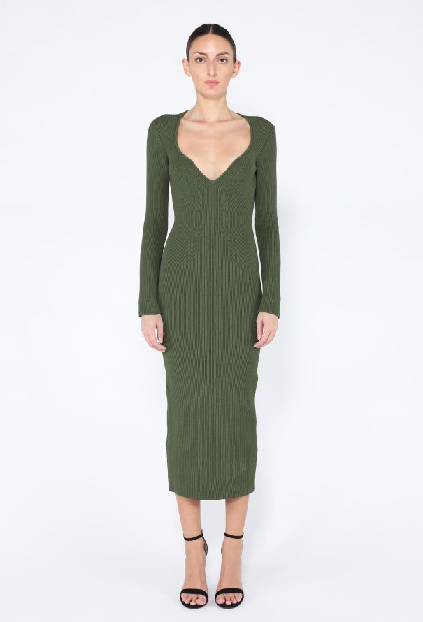 Khaite 2024 Alessandra Ribbed Dress - 2