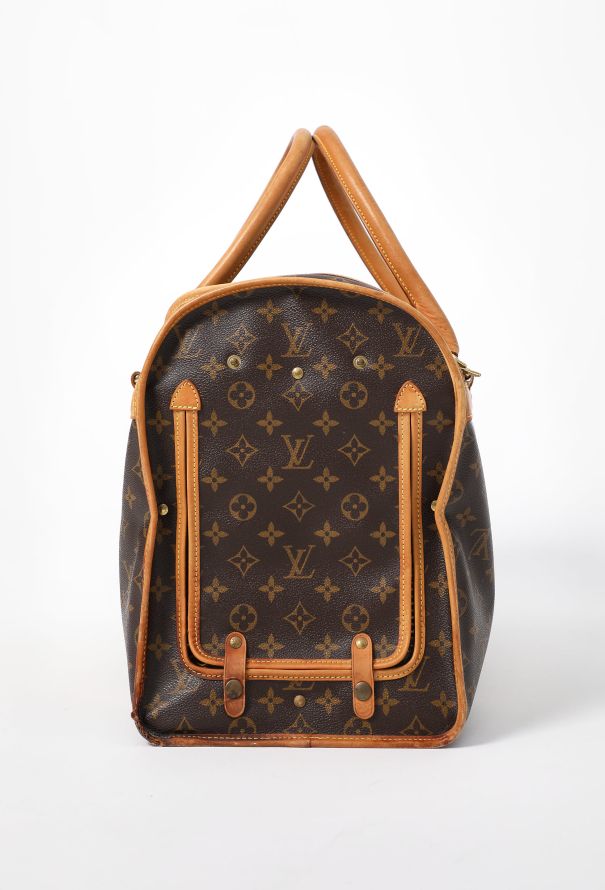 Vintage louis vuitton dog carrier hot sale