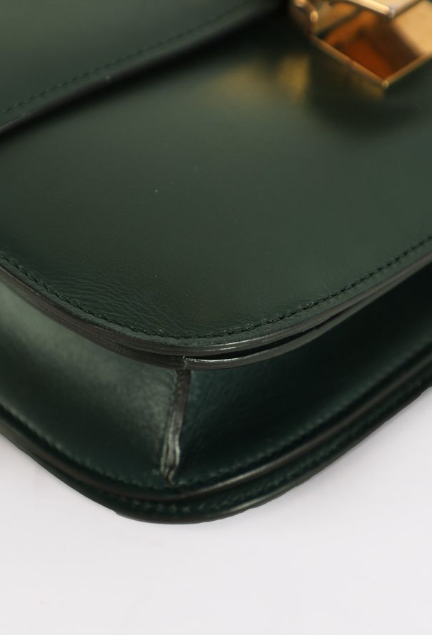 Céline Dark Green Classic Box Bag - 8