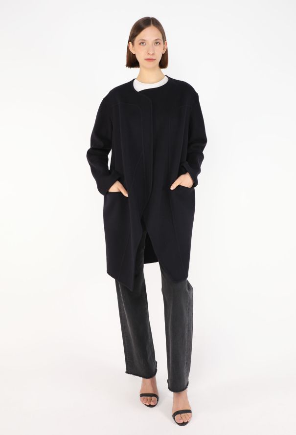 Céline Cocoon Wrap Coat - 2