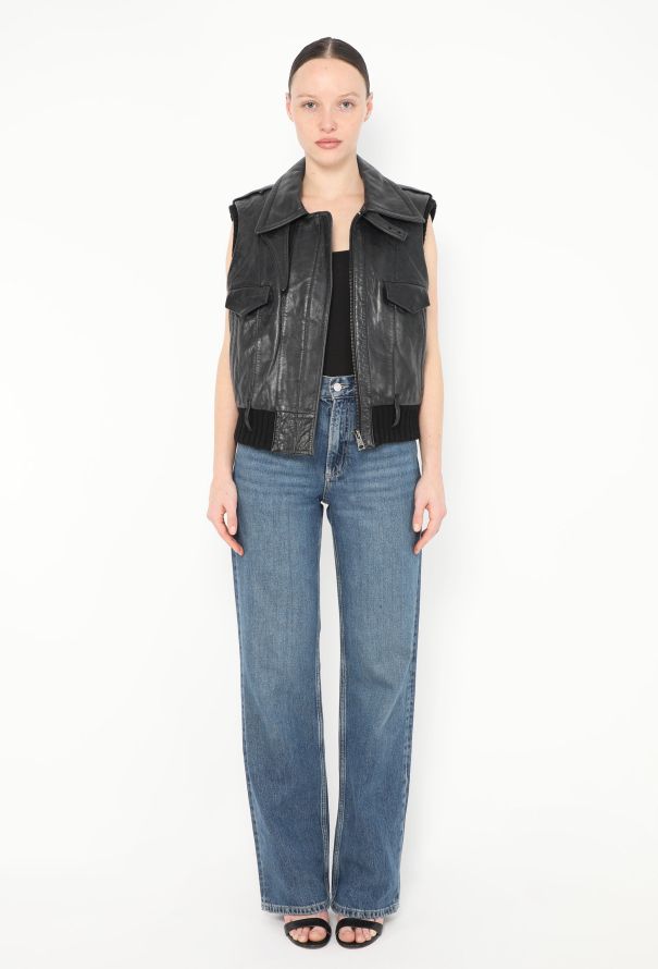 Balenciaga Iconic F/W 2002 Leather Vest - 3 Balenciaga Iconic F/W 2002 Leather Vest - 3