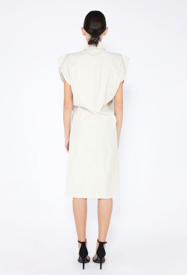 Bottega Veneta S/S 2020 Cap Sleeve Shirt Dress - 5