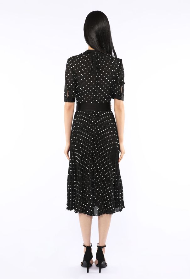 Prada Pleated Polka Dot Dress, 2020 - 3