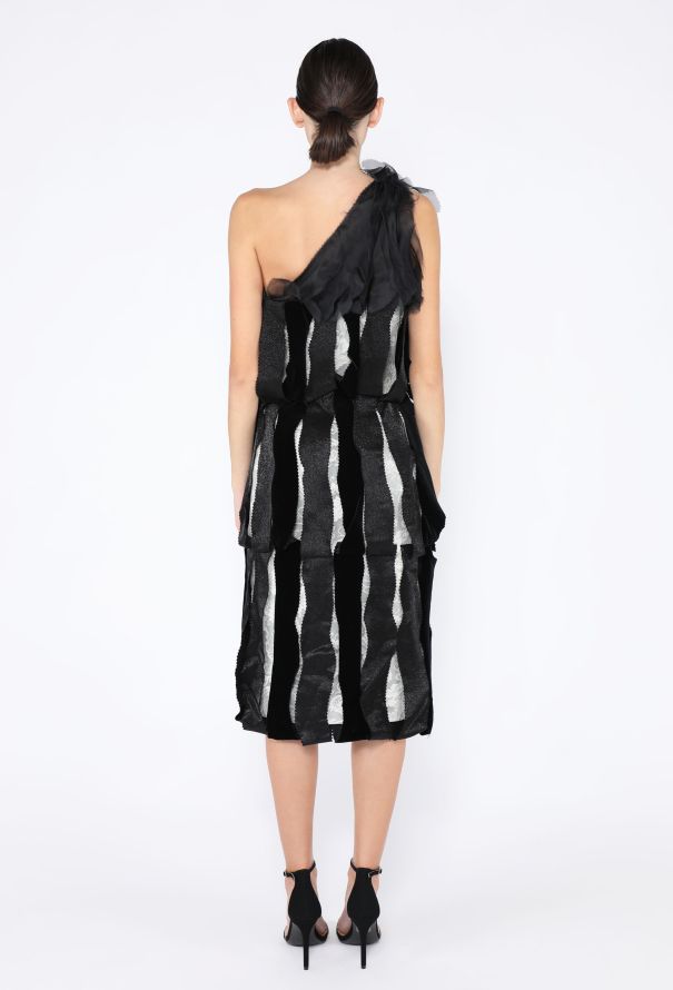 Rodarte F/W 2007 Ribbon Pleated Dress - 5