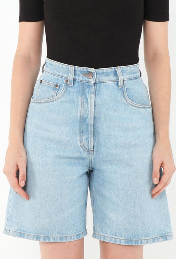 Prada 2024 Denim Bermuda Shorts - 5