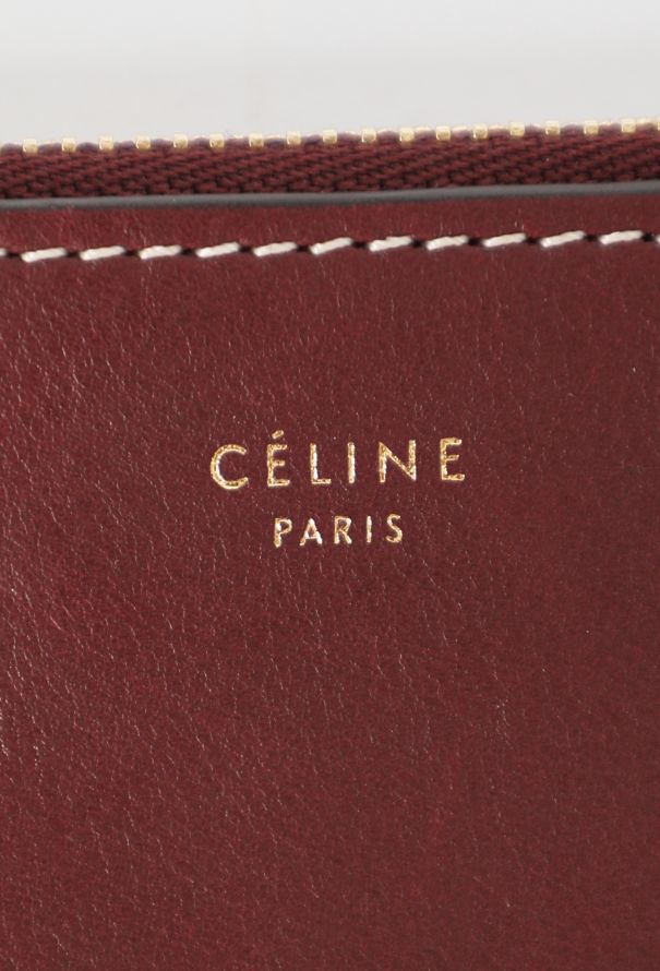 Céline Burgundy Tote Shoulder Bag - 12