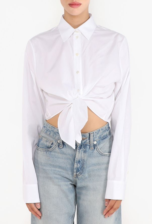 Dior Dioriviera Knotted Poplin Shirt, 2023 - 2