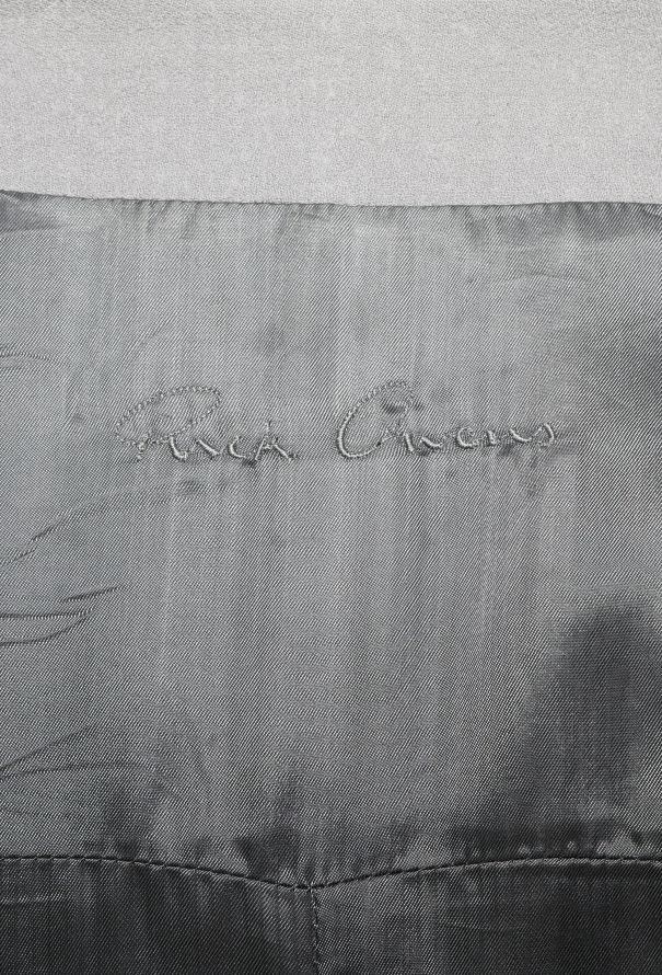 Rick Owens Early 2000s Structured Belted Coat - 7