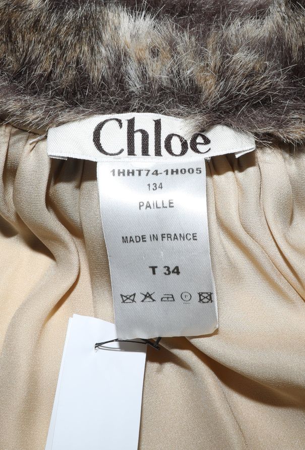 Chloé F/W 2001 Faux Fur Halter Top - 5