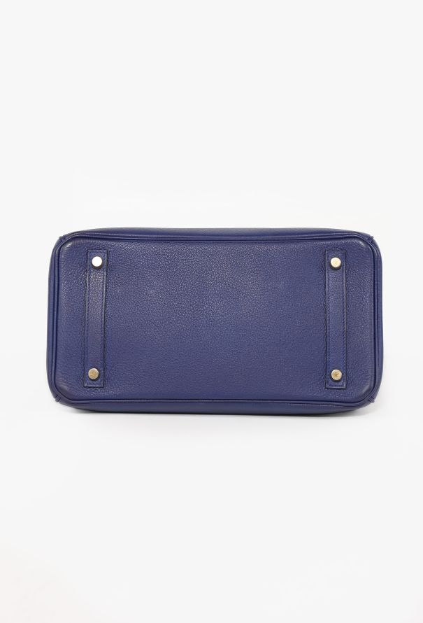 Hermès Bleu Sapphire Togo Birkin 30 - 7