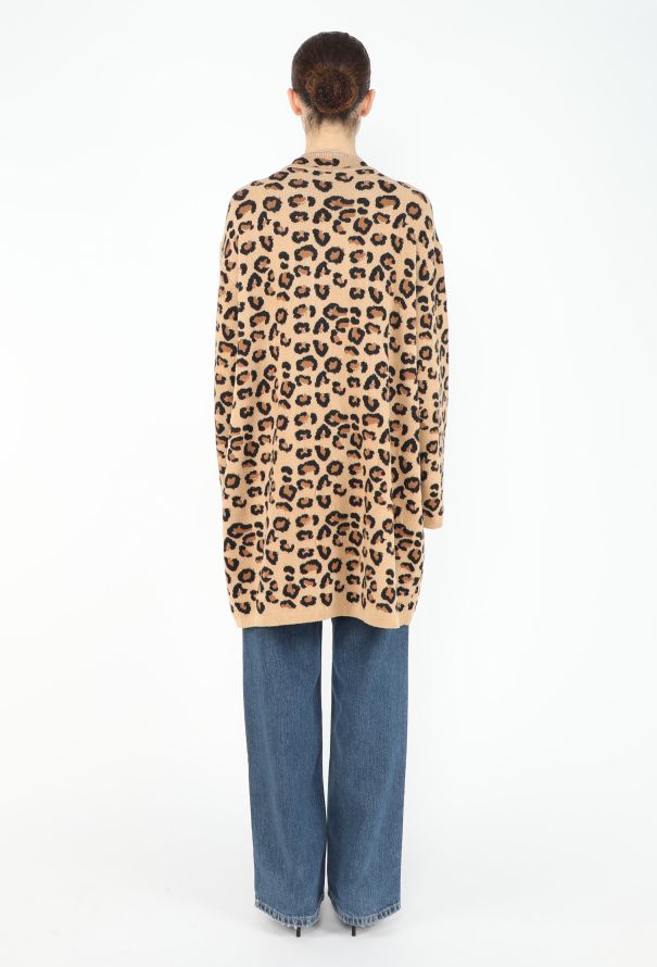Alaïa ICONIC F/W 1991 Oversized Leopard Cardigan - 6