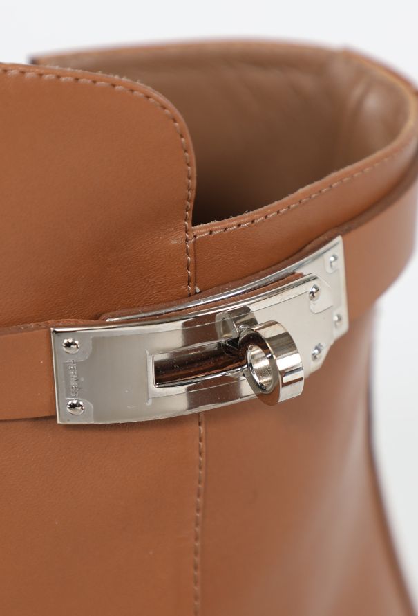 Hermès 2024 Joueuse Leather Ankle Boots - 5