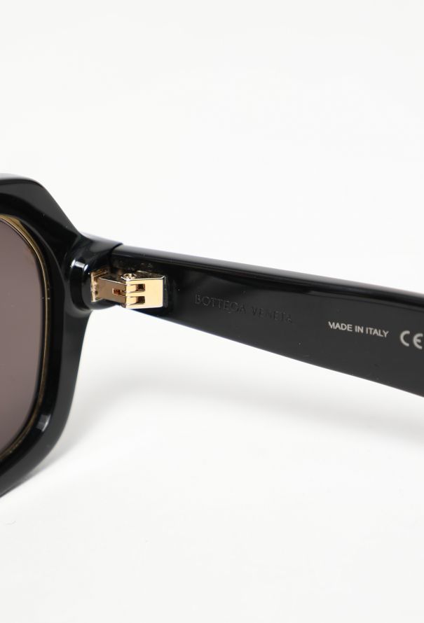 Bottega Veneta 2023 Metallic Trim Aviator Sunglasses - 8