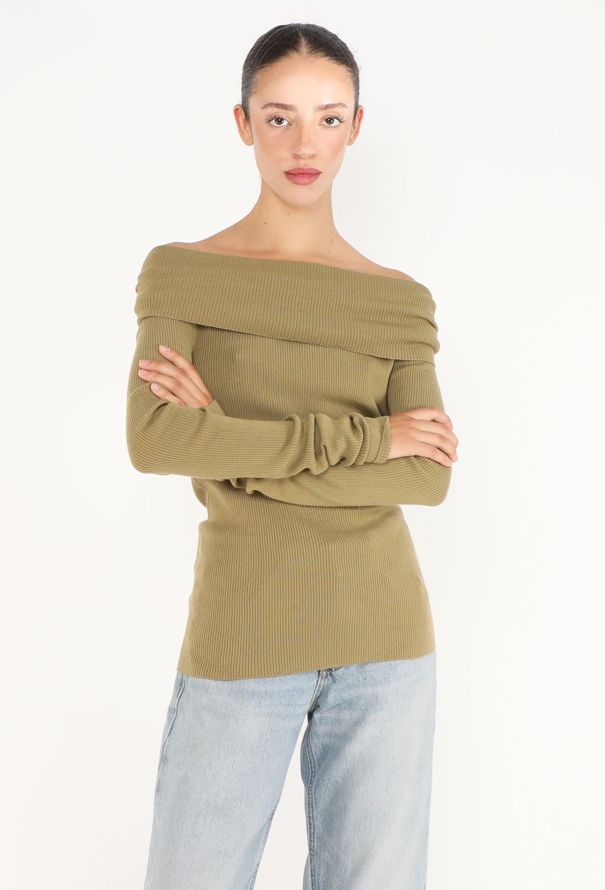 Phoebe Philo Ribbed Off-Shoulder Top, 2026 - 1