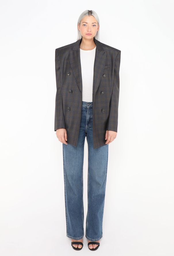 Balenciaga S/S 2017 Padded-Shoulder Blazer - 1