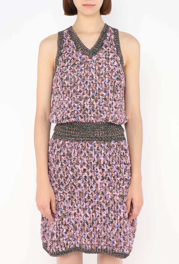 Chanel S/S 2015 Bouclé Skirt Ensemble - 3