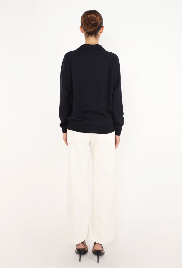 Miu Miu Logo Polo Sweater, S/S 2026 - 4