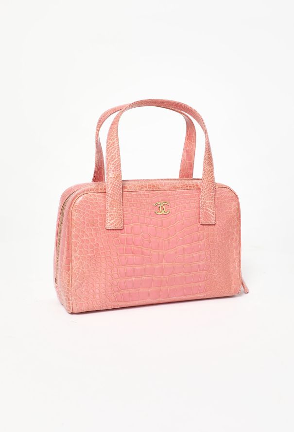 Chanel Early 2000s Alligator Bowling Bag - 2