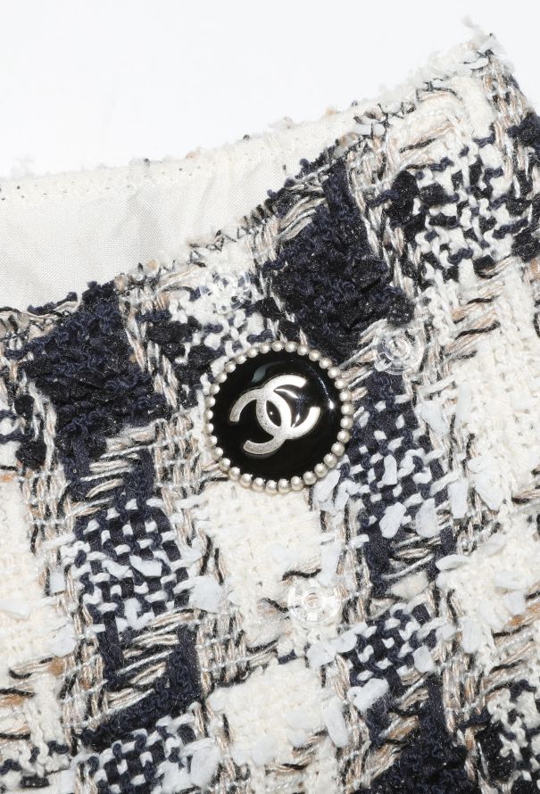 Chanel S/S 2007 Tweed 'CC' Wrap Skirt - 6